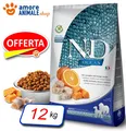 Produktbild: Farmina Hund n & D Ocean Adult Mittel / Maxi →Dorsch, Kürbis Und Orange - 12 KG