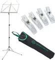 Produktbild: K&M 101 Notenständer + 4 Notenklammern