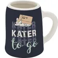 Produktbild: GRUSS & CO Schnapskrug mit Motiv Kater | New Bone China, 5 cl, Mini-Krug mit Spruch | Lustiges Geschenk, Party, Männergeschenk | 73854