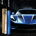 Produktbild: 3M 2080 Car Wrapping Folie 30x152cm Selbstklebende Autofolie für Auto Motorrad Boot 3D Lackschutzfolie mit Luftkanälen zum Folieren (S347 Satin Perfect Blue)