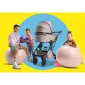 Produktbild: Moon PIÙ Kinderwagen / Kombikinderwagen inkl. Gratis Babyschalen Adapter., Farbe/Dessin:Mud/Matt - Beige