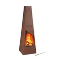 Produktbild: Gartenkamin Gartenofen Terrassenofen Feuerstelle braun robust Außenkamin
