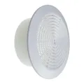 Produktbild: 150 mm Weiß Zerlegbares Deckengitter – Rundes Lüftungsgitter aus Kunststoff –...