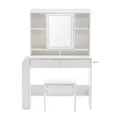 Produktbild: Weiß Schminktisch mit Spiegel LED Beleuchtung Schublade Frisiertisch Schubladen