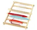 Produktbild: Betzold Lernspielzeug Großer Schul-Webrahmen – 30x40cm Web-Set für Kinder Basteln