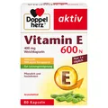 Produktbild: Queisser Pharma GmbH & Co. KG DOPPELHERZ Vitamin E 600 N Weichkapseln 80 St 10057828