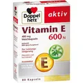 Produktbild: DOPPELHERZ Vitamin E 600 N Weichkapseln, 80 St PZN 10057828
