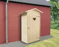 Produktbild: Gartenhaus weka Herzerl mit Fußboden 105 x 108 cm natur