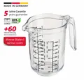 Produktbild: WESTMARK Messbecher 2 Stk. Gerda, mehrsprachige Messskalen & verschiedenen Maßeinheiten, SAN