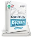Produktbild: Glückstoff® Milbenbezug Bettdecke 135x200 [Zertifiziert IN Deutschland] - Allergie Bettwäsche Anti Milben - Allergiker-Bettwäsche - Anti Milben Bettbezug Encasing Deckenbezug - Milbenschutzbezug