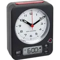 Produktbild: TFA Dostmann Wecker TFA Dostmann 60.1511.01 Funk Wecker Schwarz Fluoreszierend Zeiger rot|schwarz