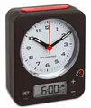Produktbild: Combo Funkwecker, 60.1511.01.05, Analoge Uhrzeit und digitaler Wecker, Funkuh...