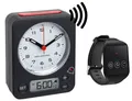 Produktbild: Funk Wecker mit drahtlosem Vibrationsarmband Wecker für Gehörgeschädigte