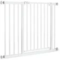 Produktbild: Hauck Türschutzgitter Open N Stop 2 Set, Weiß, Metall, Kunststoff, 96 - 101x77 cm, Verlängerung inklusive, erhältlich, Kindersicherheit, Treppenschutzgitter