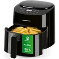Produktbild: GOURMETmaxx Heißluft-Fritteuse Digital 4,5l 1400W schwarz - Schwarz