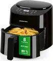 Produktbild: GOURMETmaxx Heißluft-Fritteuse Digital 4,5l 1400W schwarz
