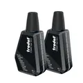 Produktbild: 2x Trodat Stempelfarbe Stempeltinte Stempel Nachfülltinte 7011 schwarz 28ml