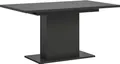 Produktbild: Motion Esstisch Säulenfuß 90x150/190cm inkl. 1 Einlegeplatte grau.