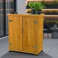 Produktbild: Mucola - Geräteschrank Gerätehaus Gartenschuppen Schrank Schuppen Gartenschrank + 2 Türen