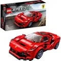 Produktbild: LEGO 76895 Speed Champions Ferrari F8 Tributo, Modellauto, Spielzeugauto, Spielzeug für Kinder ab 7 Jahre, Rennauto als kleines Geschenk - Weiß