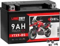 Produktbild: Langzeit Gel Motorradbatterie YTX9-BS 9Ah 12V