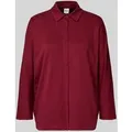 Produktbild: Brax Hemdbluse mit verdeckter Knopfleiste Modell 'CELIA' in Bordeaux, Größe 42