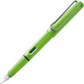 Produktbild: Lamy Füller safari 013 green, Feder M, Links- und Rechtshänder, aus ASA-Kunststoff, grün