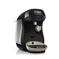 Produktbild: Bosch Tassimo happy friendly Kapselmaschine TAS109E, über 70 Getränke, geeignet für alle Tassen, Abschaltautomatik, nachhaltig, perfekt dosiert, platzsparend, 1400 W, schwarz/beige