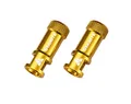 Produktbild: Granite Juicy Nipple Ventilkappen mit Ventilkernentfernungsfunktion, einfach zu verwendende Fahrradreifen-Schutzhüllen (Gold).