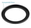 Produktbild: Step Up Ring 52-55 mm Reduzierring Adapterring Kompatibel m. allem Hersteller