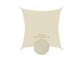 Produktbild: anndora Sonnensegel Tarp 3x3m Sonnenschutz, (Beige), wasserabweisender Stoff