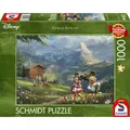 Produktbild: Schmidt Spiele Mickey & Minnie in den Alpen (1000 Teile) (59938)