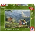 Produktbild: Pz. Disney, Mickey & Minnie in den Alp 59938 Schmidt Spiele 59938 Puzzle Disney, Mickey & Minnie in den Alpen 1000 Teile 1 St.