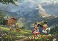 Produktbild: Puzzle 1000T Tom Kinkade Disney Mickey & Minnie