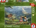 Produktbild: SCHMIDT PUZZLE*1000 TEILE*THOMAS KINKADE*MICKEY & MINNIE IN DEN ALPEN*NEU+OVP