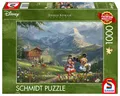Produktbild: 4001504599386 Puzzle PQ 1000 Myszka Miki&Minnie w Alpach G3 Schmidt
