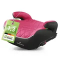 Produktbild: Kindersitzerhöhung Andy ISOFIX Premium Kindersitz ECE R 129 geprüft schwarz/pink
