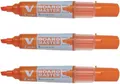 Produktbild: PILOT V BOARD Marker Whiteboard MASTER abgeschrägt, wiederaufladbar, Orange