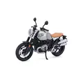 Produktbild: Bauer Spielwaren Maisto BMW R nineT Scrambler: Originalgetreues Motorradmodell, Maßstab 1:12, mit Federung und ausklappbarem Seitenständer, 17 cm, grau (5-18834)
