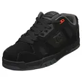 Produktbild: DC Shoes Stag Herren Skate Schuhe - Schwarz Grau aus Leder & Synthetik - 43 EU