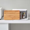Produktbild: Brotkasten Brotkorb Brotbox Brotbehälter mit Bambus Schneidebrett YAMAZAKI HOME