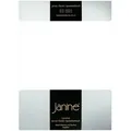 Produktbild: Janine Jersey Elastic Spannbetttuch 140x200 cm - 160x220 cm | weiß - weiß