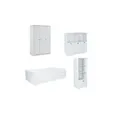 Produktbild: Kinderzimmer 4er-Set   ¦ weiß ¦ Maße (cm): B: 487 H: 189