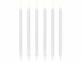 Produktbild: Kerzen & Halter 14 cm | 12Stk. - Glatt Weiß