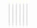 Produktbild: Geburtstagskerzen, glatt, weiß, 14cm (1 VPE / 12 Stk.)