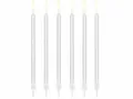 Produktbild: Glatte Geburtstagskerzen, weiß, 14cm (1 Packung / 12 Stk.)