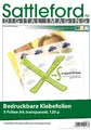 Produktbild: Sattleford Klebefolie zum bedrucken: 5 Klebefolien A4 transparent für Inkjet (Bedruckbare Klebefolie, Tintenstrahldrucker, Folie selbstklebend wetterfest)