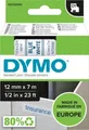 Produktbild: DYMO® Schriftbandkassette D1 45014, 12 mm breit, weiß/blau 67124