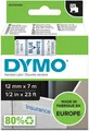 Produktbild: DYMO D1 Etikettenband Authentisch blau auf weiß 12mm x 7m selbstklebend Etikette