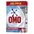 Produktbild: Omo Professional White Waschmittel Pulver 7 kg – Hochwirksames Vollwaschmittel für weiße Wäsche, starke Fleckentfernung & strahlendes Weiß, Waschpulver Großpackung für bis zu 140 Wäschen